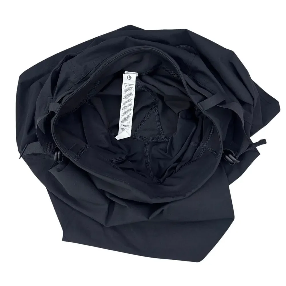 LULULEMON Wrap-Front Mid-Rise Golf Skirt Size 4 Black